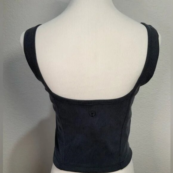 ✨Lululemon Ribbed Softstreme Sweetheart Tank Top | Black - Picture 6 of 9
